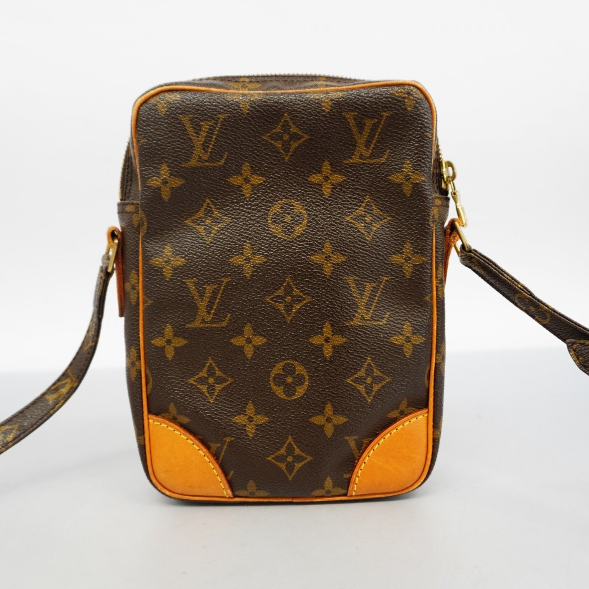 Louis Vuitton Shoulder Bag Monogram Danube M45266 Brown Ladies