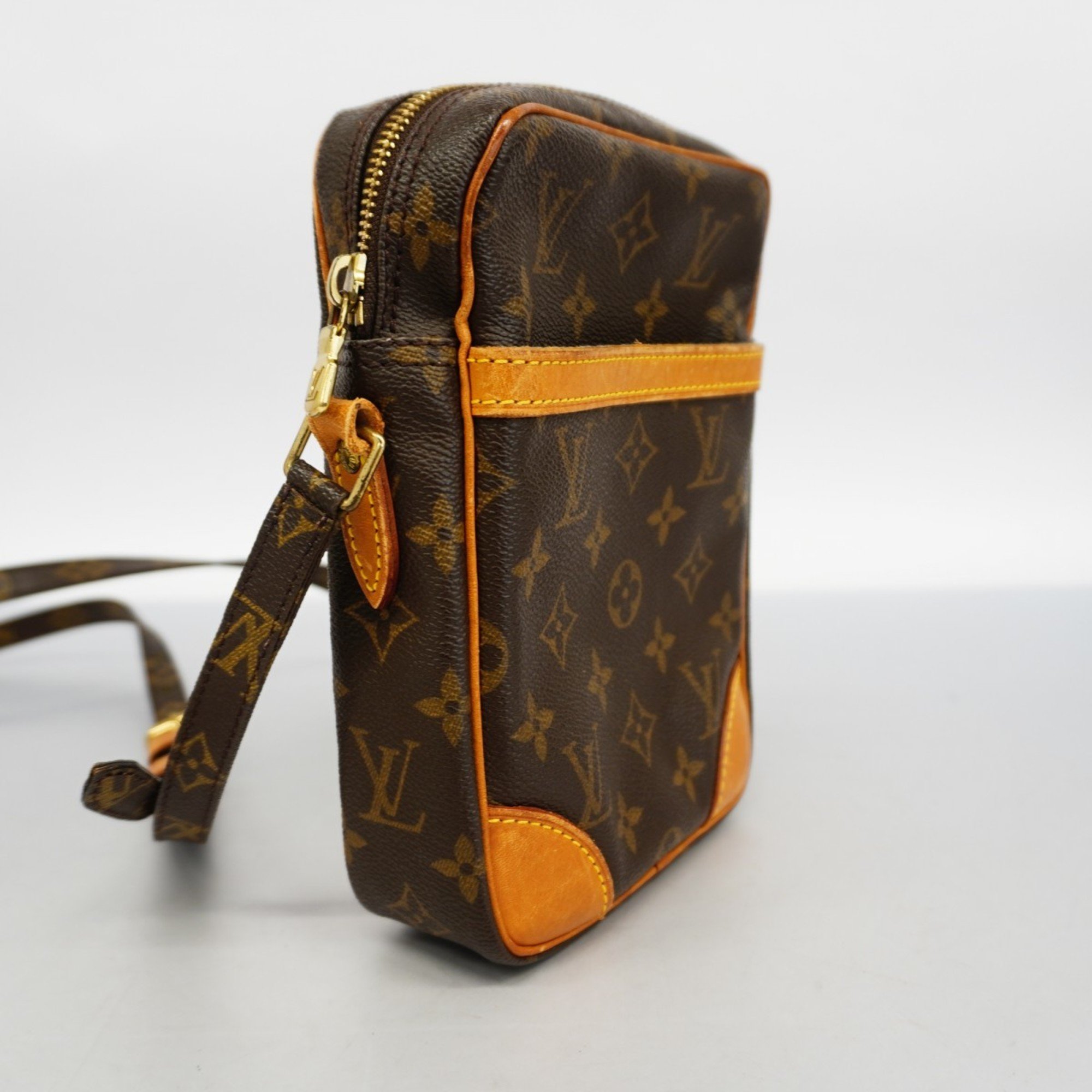 Louis Vuitton Shoulder Bag Monogram Danube M45266 Brown Ladies