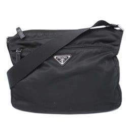 Prada Shoulder Bag Nylon Black Women's