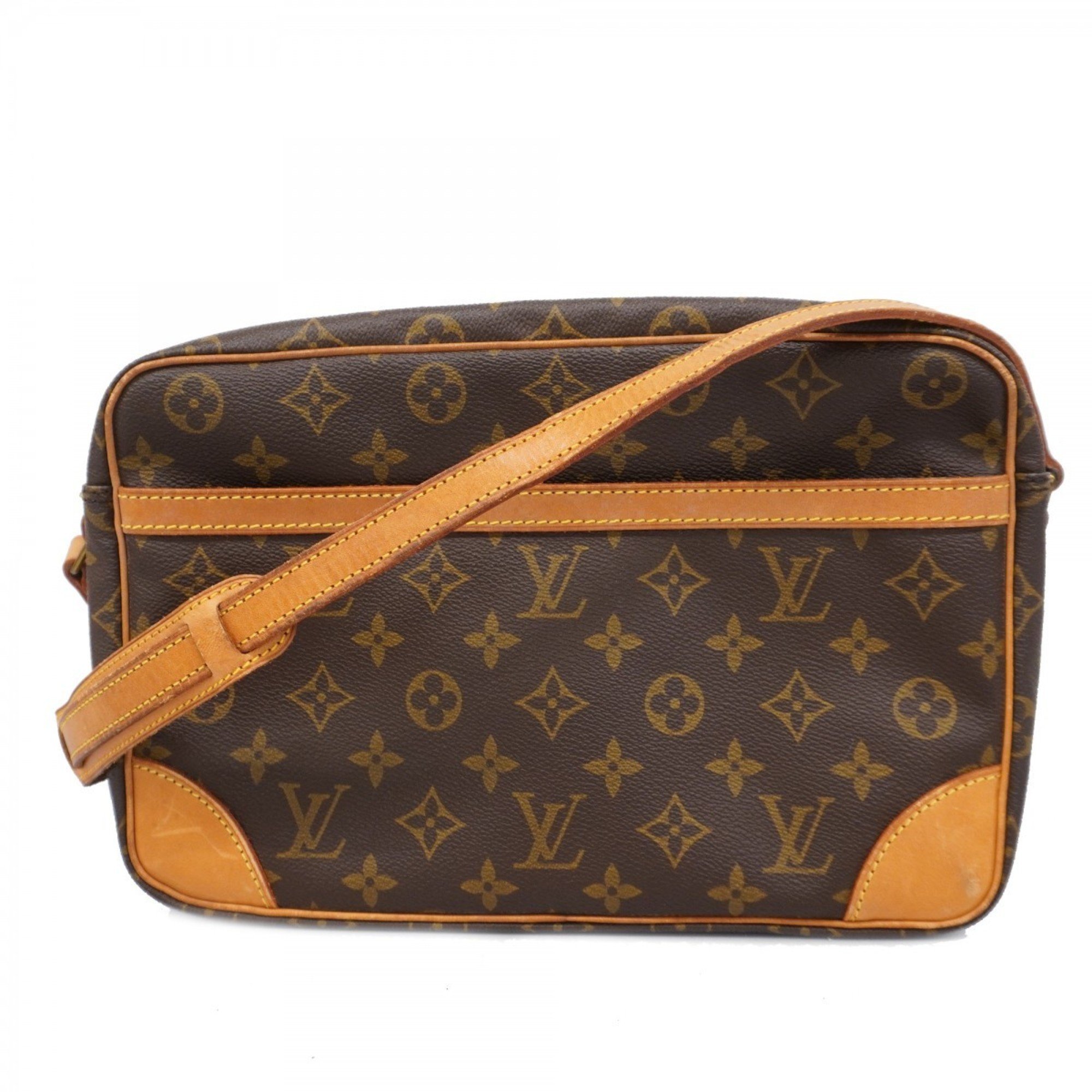 Louis Vuitton Shoulder Bag Monogram Trocadero 30 M51272 Brown Women's