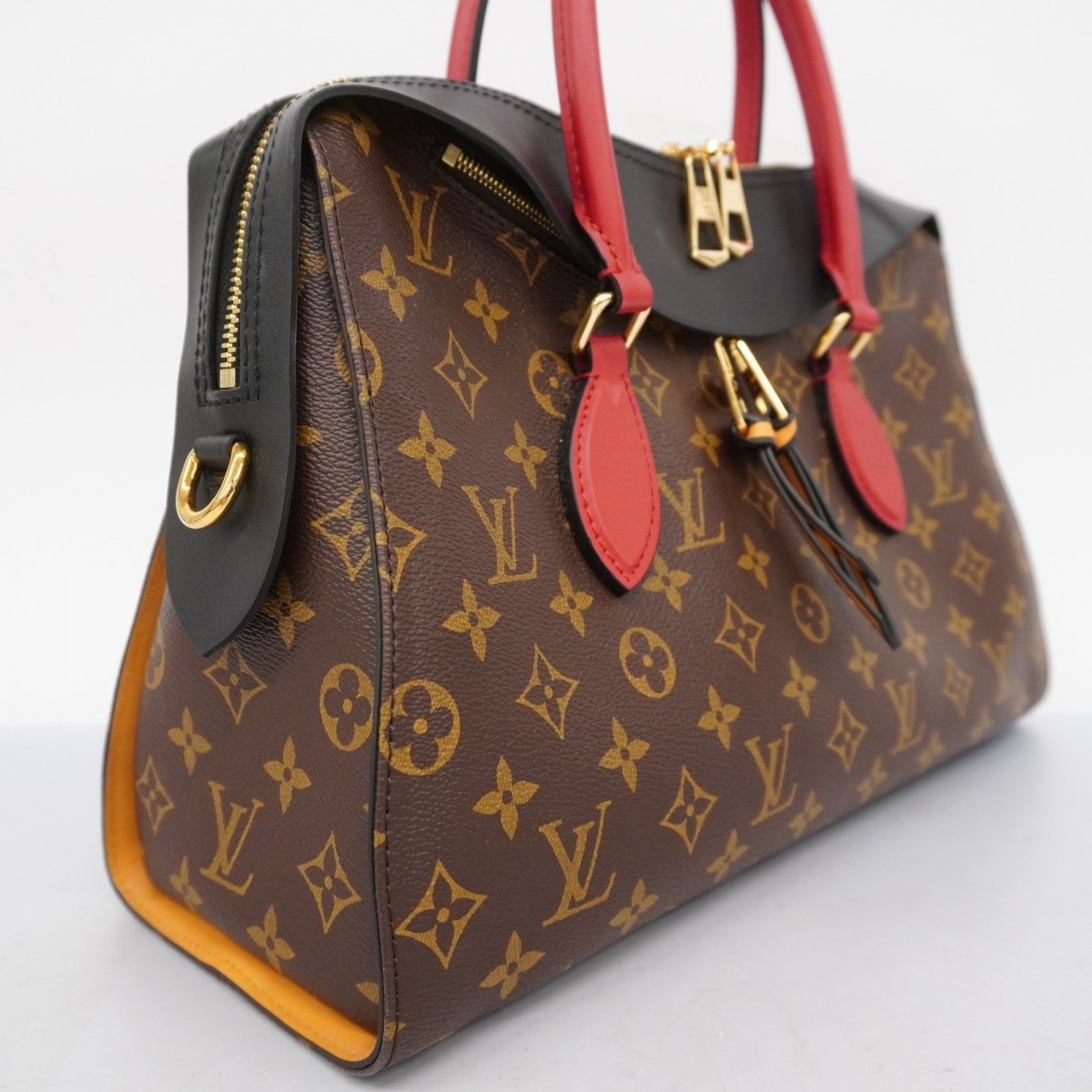 Louis Vuitton Handbag Monogram Tuileries Tote M41454 Brown Ladies