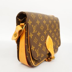 Louis Vuitton Shoulder Bag Monogram Cartesier MM M51253 Brown Women's