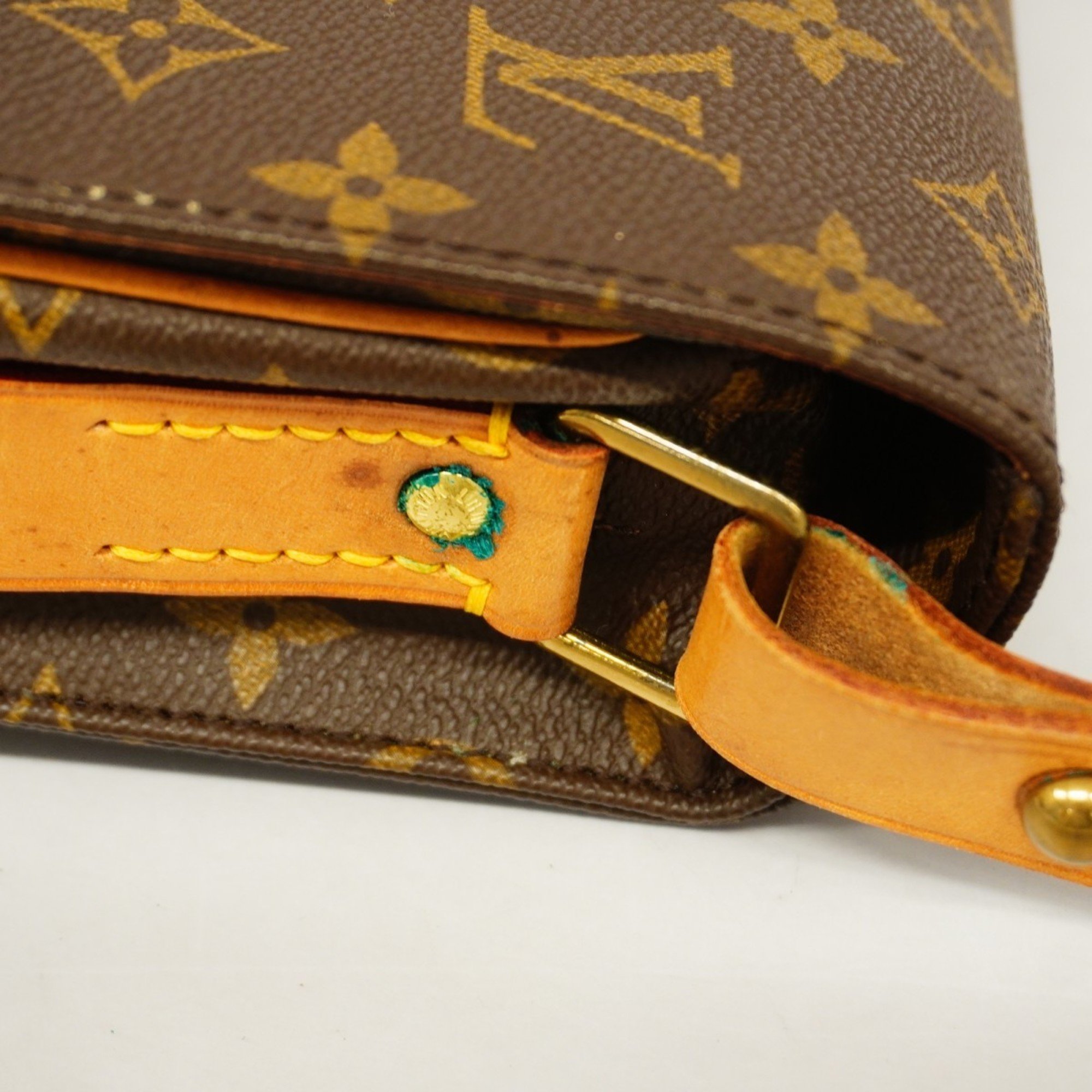 Louis Vuitton Shoulder Bag Monogram Cartesier MM M51253 Brown Women's