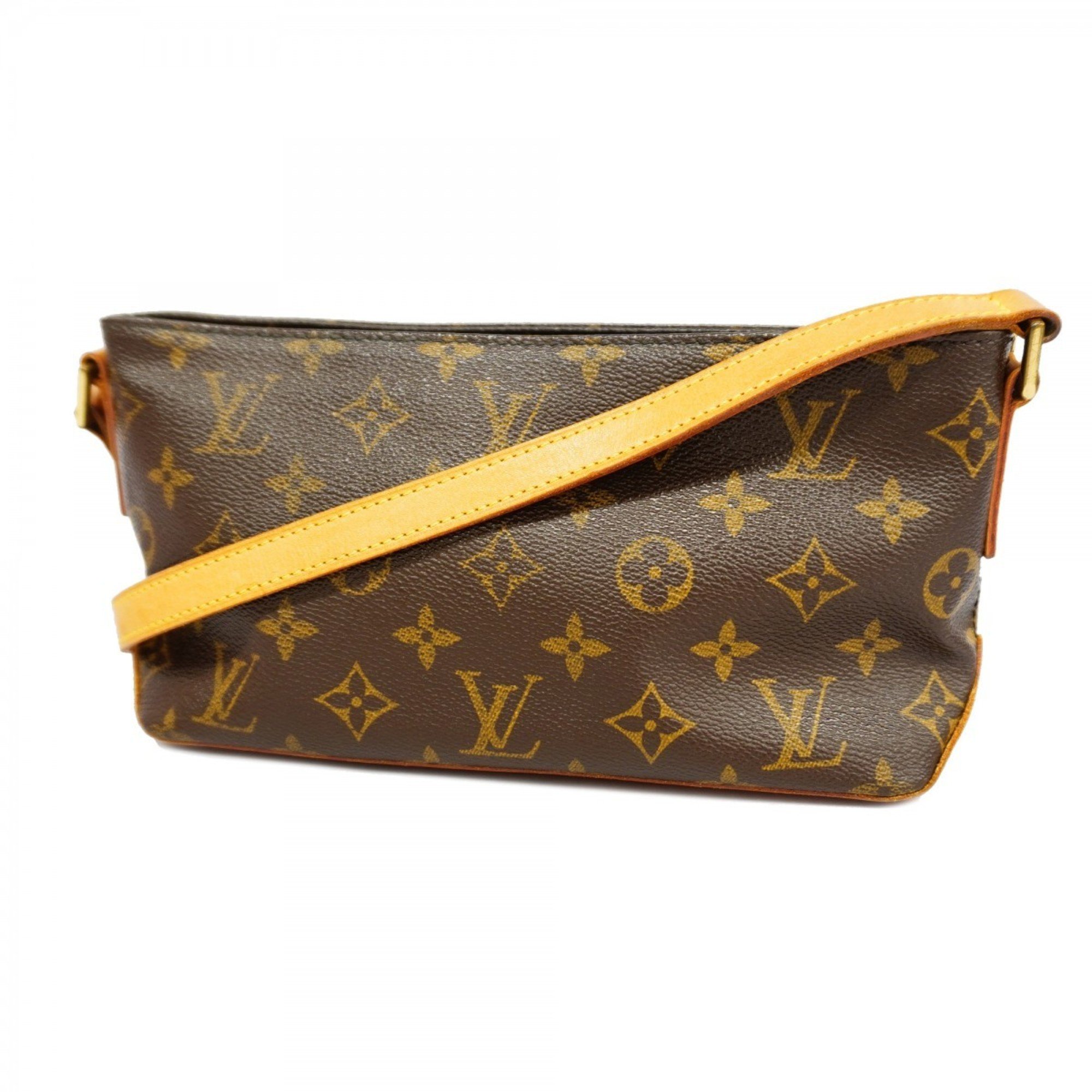 Louis Vuitton Shoulder Bag Monogram Trotter M51240 Brown Ladies