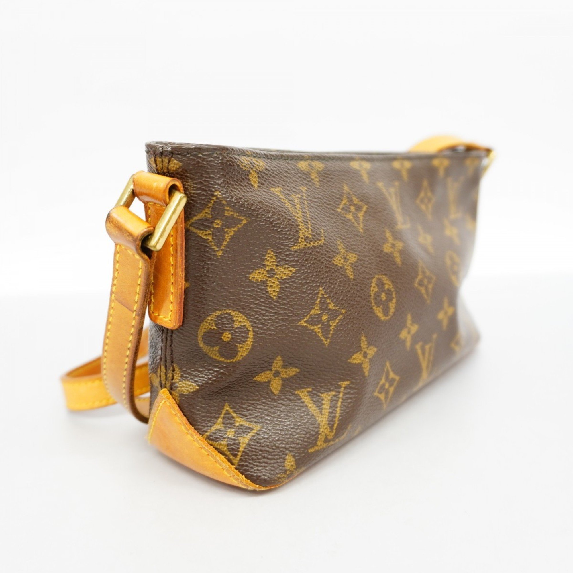 Louis Vuitton Shoulder Bag Monogram Trotter M51240 Brown Ladies