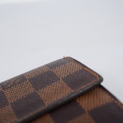 Louis Vuitton Long Wallet Damier Portefeuille Sarah N61734 Ebene Ladies