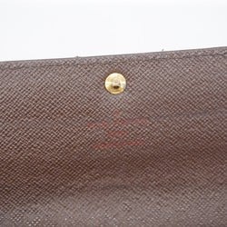 Louis Vuitton Long Wallet Damier Portefeuille Sarah N61734 Ebene Ladies