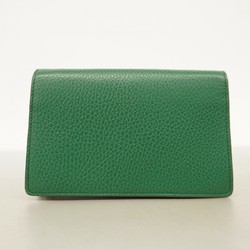 Gucci Shoulder Bag Dionysus 476432 Leather Green Women's