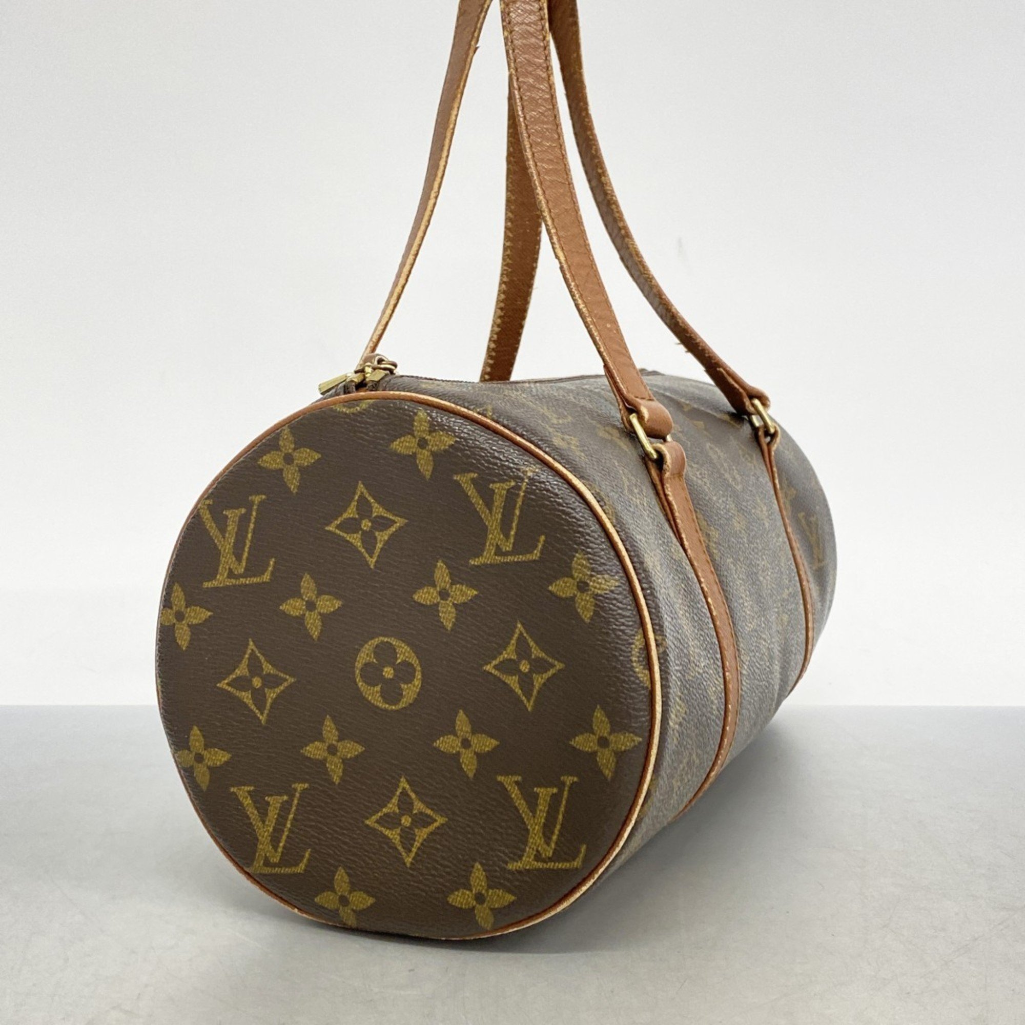 Louis Vuitton handbag Monogram Papillon 30 M51385 Brown ladies