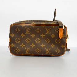 Louis Vuitton Shoulder Bag Monogram Pochette Marly Bandouliere M51828 Brown Women's