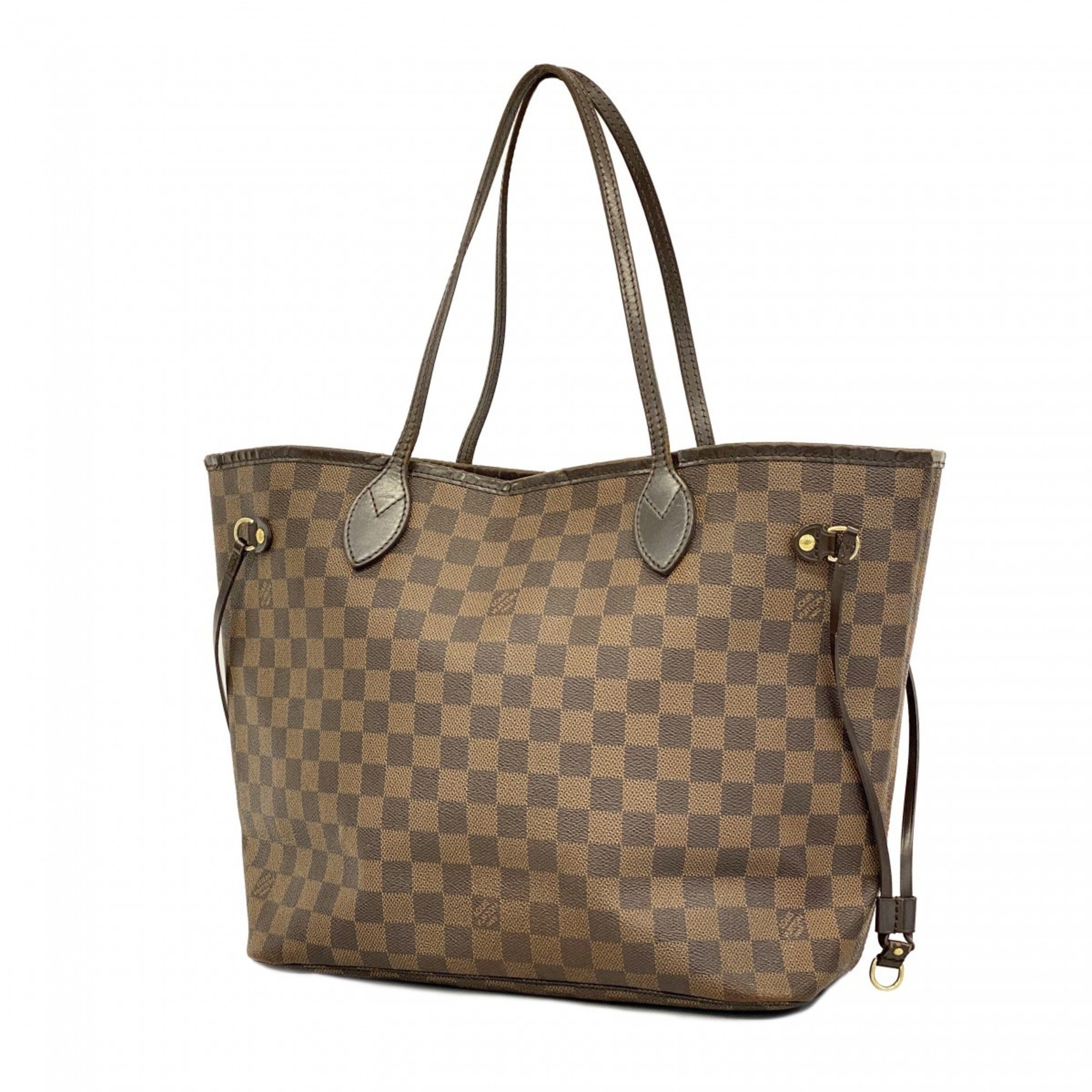 Louis Vuitton Tote Bag Damier Neverfull MM N51105 Ebene Women's