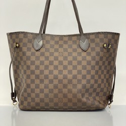 Louis Vuitton Tote Bag Damier Neverfull MM N51105 Ebene Women's