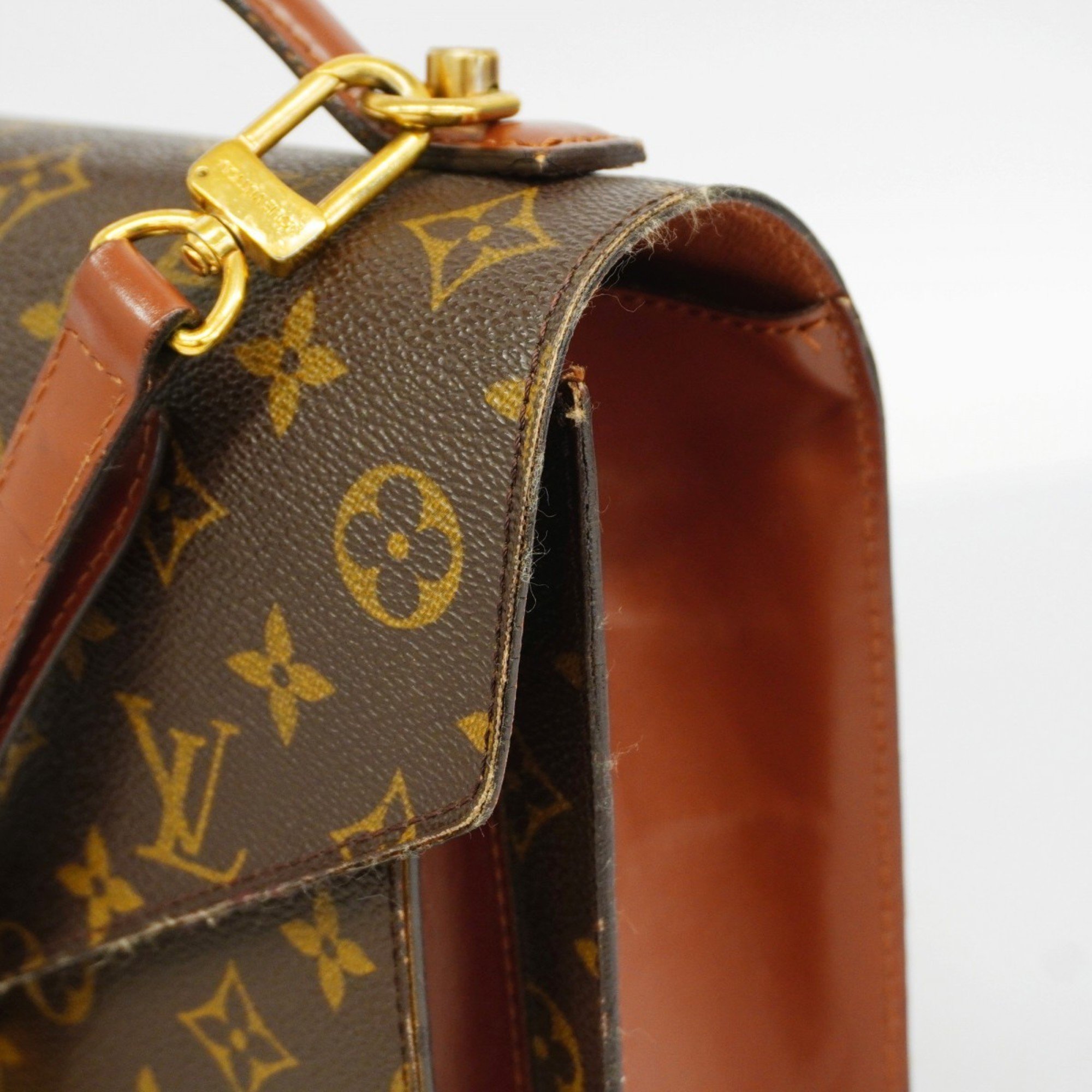 Louis Vuitton Shoulder Bag Monogram Montsouris 28 M51185 Brown Women's