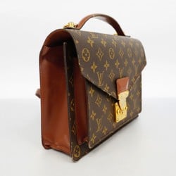 Louis Vuitton Shoulder Bag Monogram Montsouris 28 M51185 Brown Women's