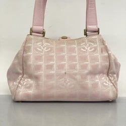 Chanel Tote Bag New Travel Nylon Pink Women's