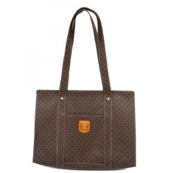 Celine Tote Bag Macadam Brown Women's