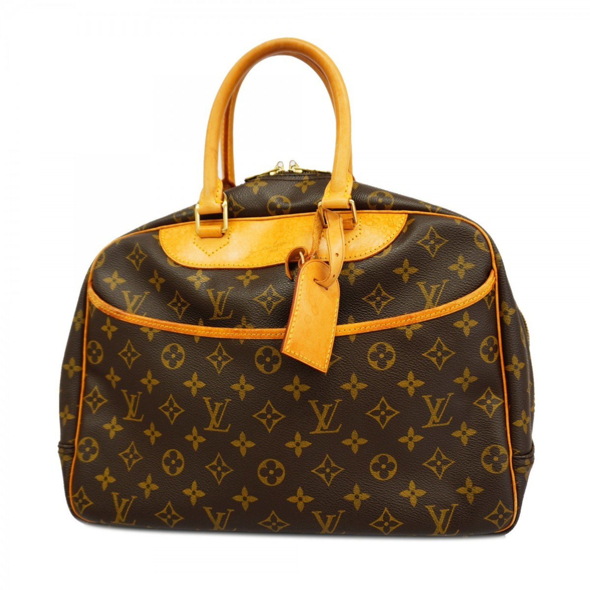 Louis Vuitton Handbag Monogram Deauville M47270 Brown Ladies