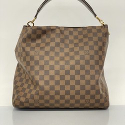 Louis Vuitton Shoulder Bag Damier Portobello PM N41184 Ebene Ladies