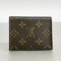 Louis Vuitton Business Card Holder Monogram Envelope Carte de Visite M62920 Brown Men's Women's