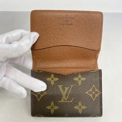 Louis Vuitton Business Card Holder Monogram Envelope Carte de Visite M62920 Brown Men's Women's