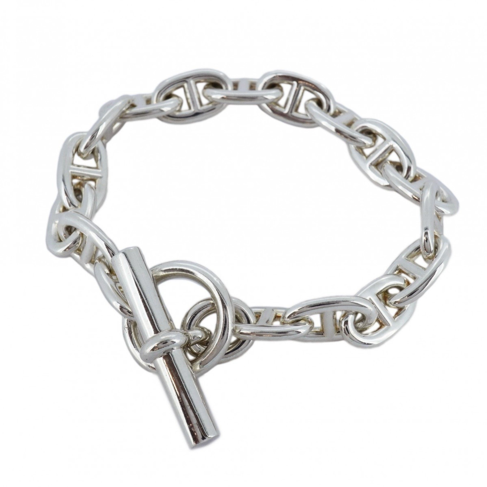 Hermes Bracelet Chaine d'Ancre Silver 925 for Men and Women