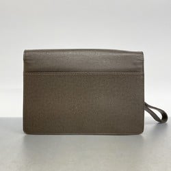 Louis Vuitton Clutch Bag Taiga Selenga M30788 Grizzly Men's