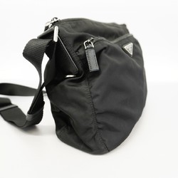 Prada Shoulder Bag Nylon Black Men Women