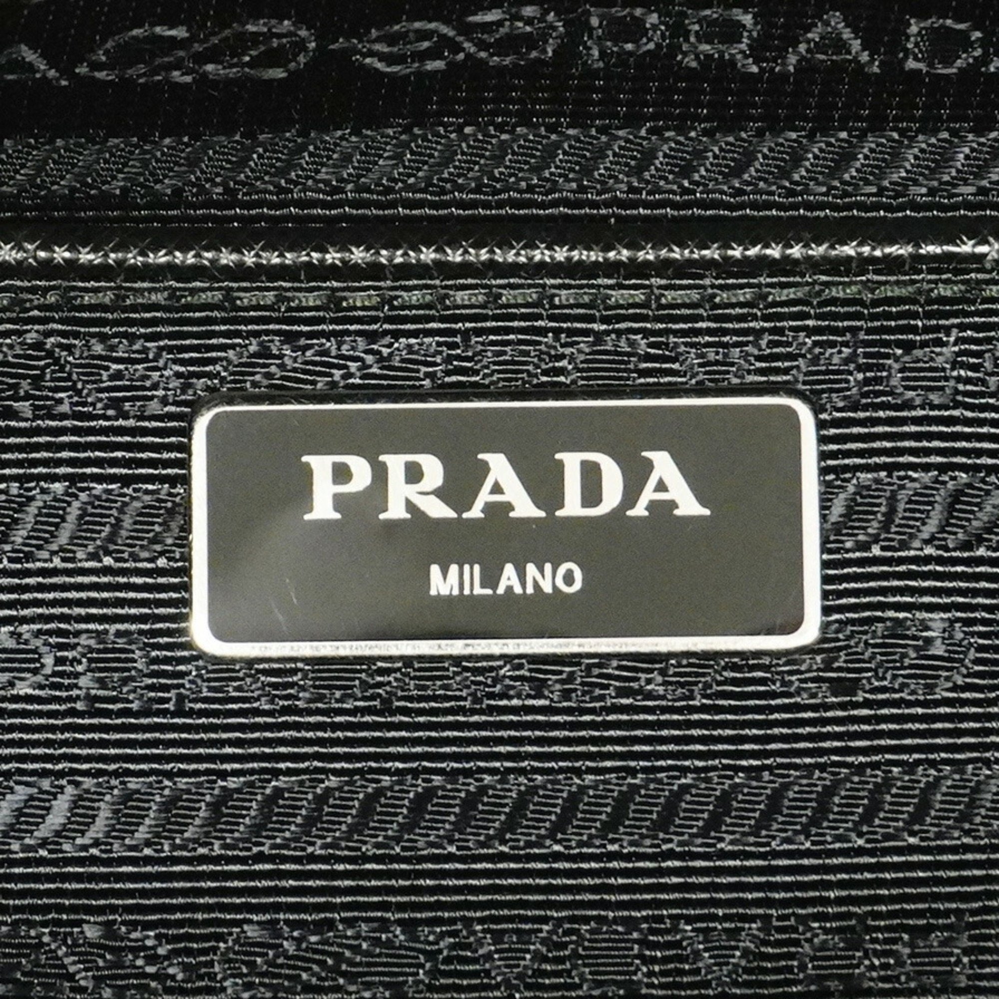 Prada Shoulder Bag Nylon Black Men Women