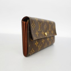 Louis Vuitton Long Wallet Monogram Portefeuille Sarah M61734 Brown Ladies