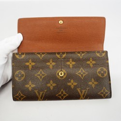 Louis Vuitton Long Wallet Monogram Portefeuille Sarah M61734 Brown Ladies