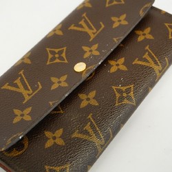 Louis Vuitton Long Wallet Monogram Portefeuille Sarah M61734 Brown Ladies