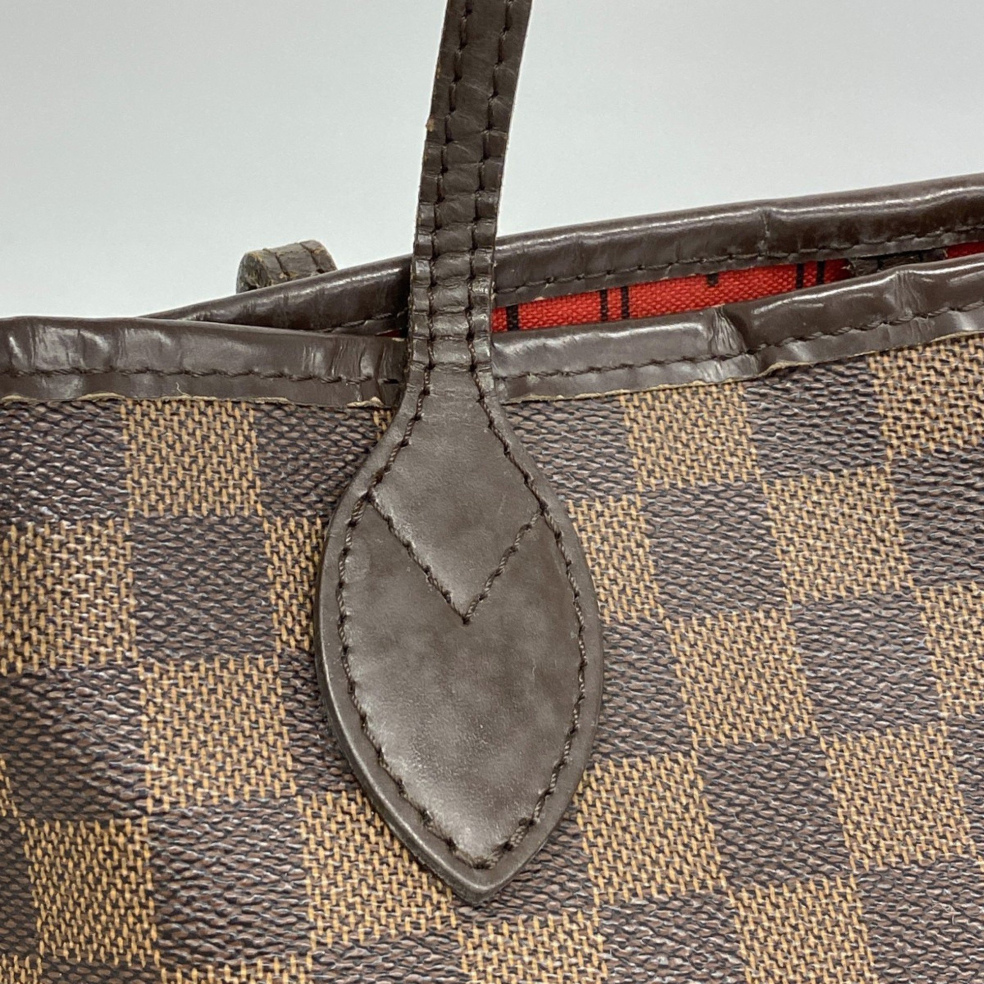 Louis Vuitton Tote Bag Damier Neverfull MM N51105 Ebene Women's