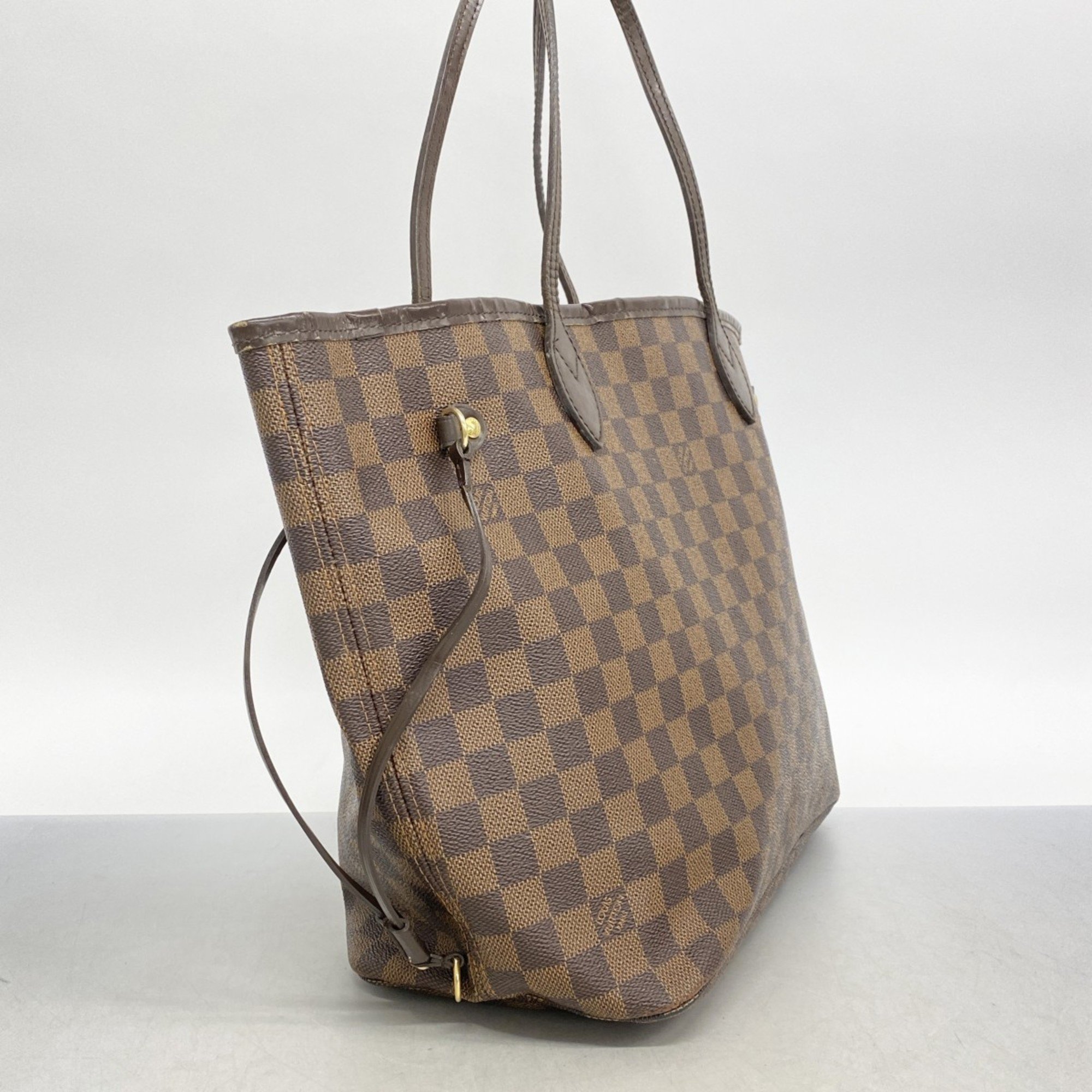 Louis Vuitton Tote Bag Damier Neverfull MM N51105 Ebene Women's