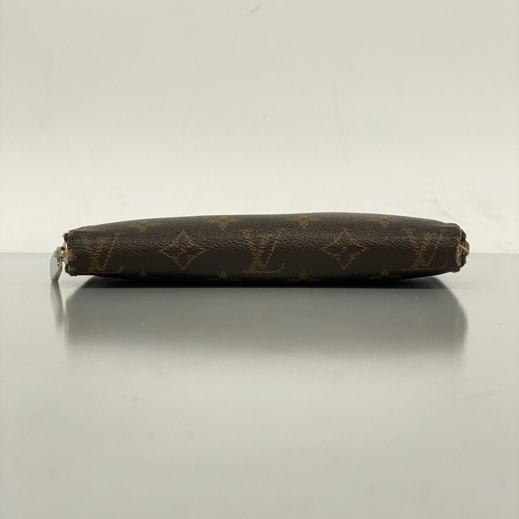 Louis Vuitton Long Wallet Monogram Zippy M60017 Brown Men's Women's