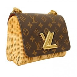 Louis Vuitton Shoulder Bag Monogram Twist PM M44296 Brown Women's