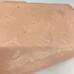 Louis Vuitton Long Wallet Monogram Empreinte Zippy M64090 Rose Poodle Ladies