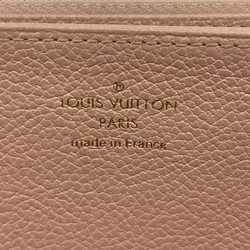 Louis Vuitton Long Wallet Monogram Empreinte Zippy M64090 Rose Poodle Ladies