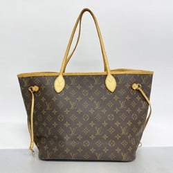 Louis Vuitton Tote Bag Monogram Neverfull MM M40156 Brown Women's