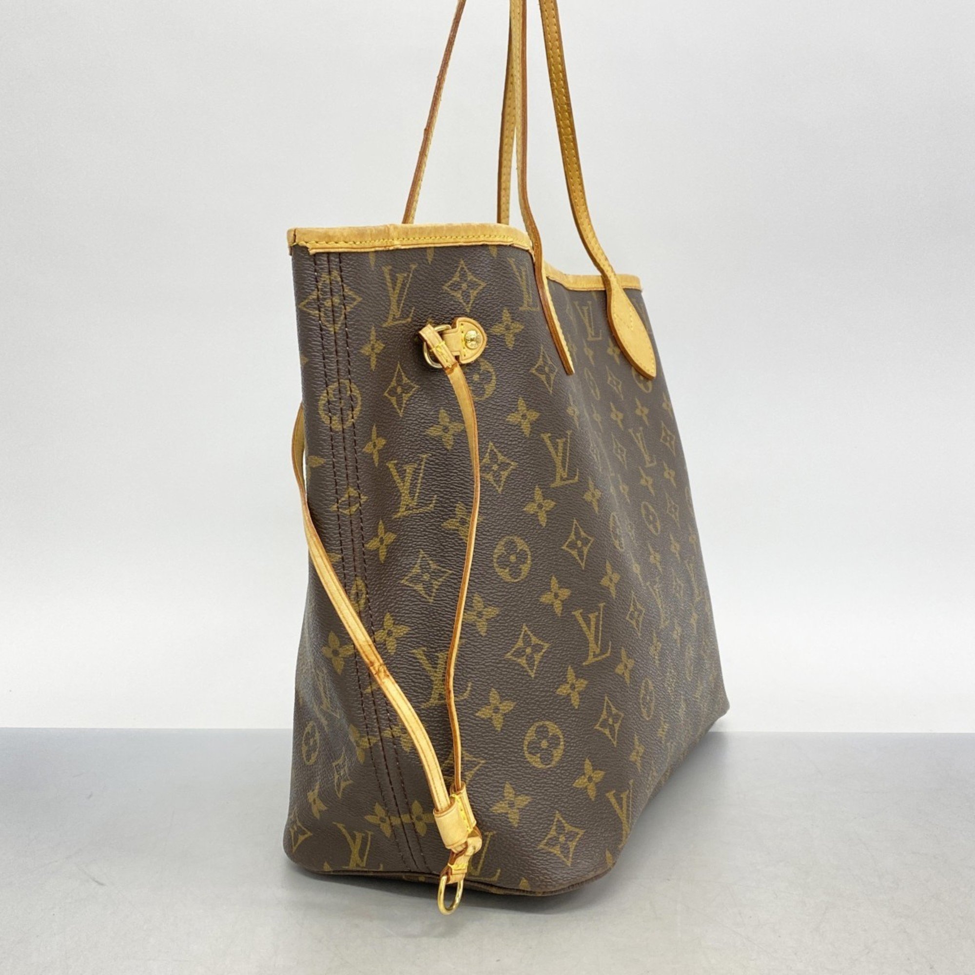 Louis Vuitton Tote Bag Monogram Neverfull MM M40156 Brown Women's