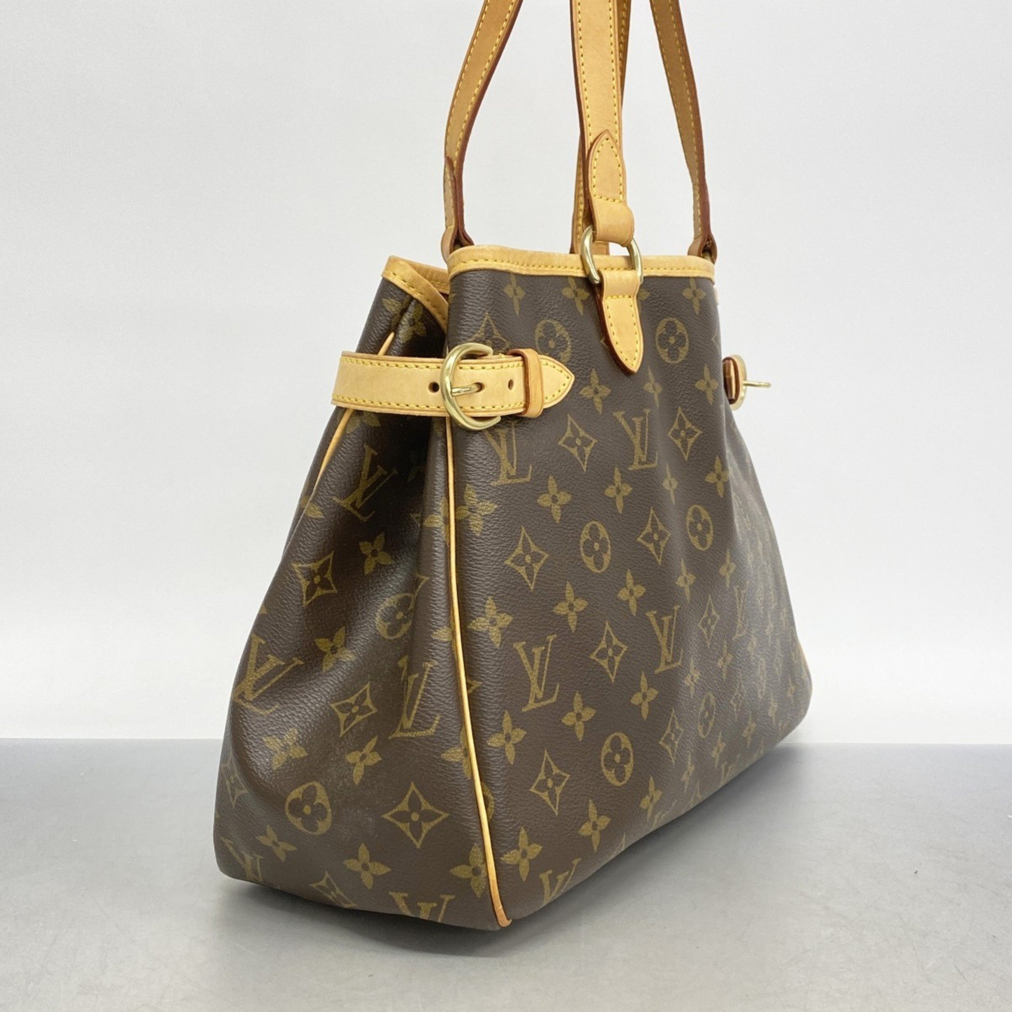 Louis Vuitton Tote Bag Monogram Batignolles Horizontal M51154 Brown Women's