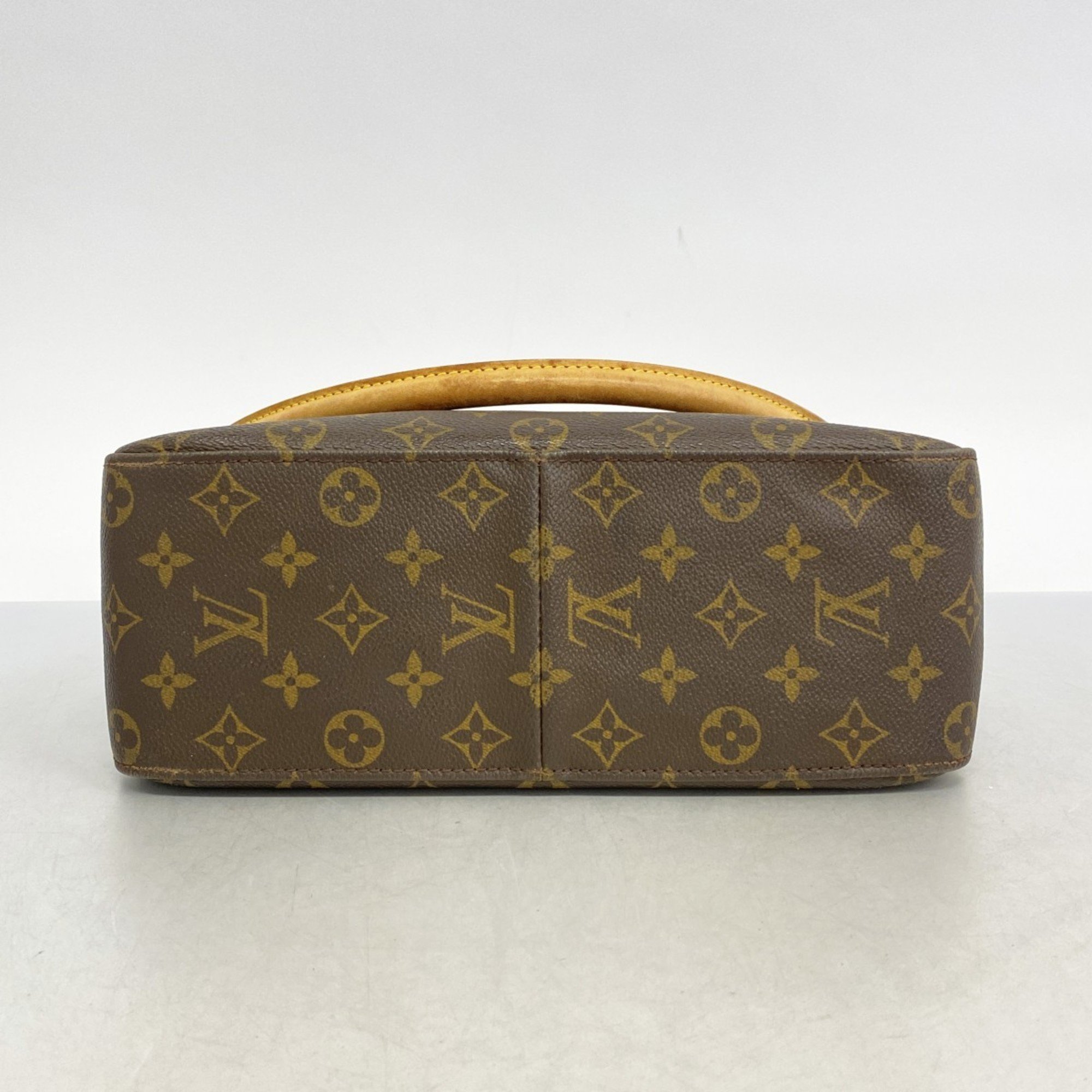 Louis Vuitton Shoulder Bag Monogram Looping GM M51145 Brown Ladies