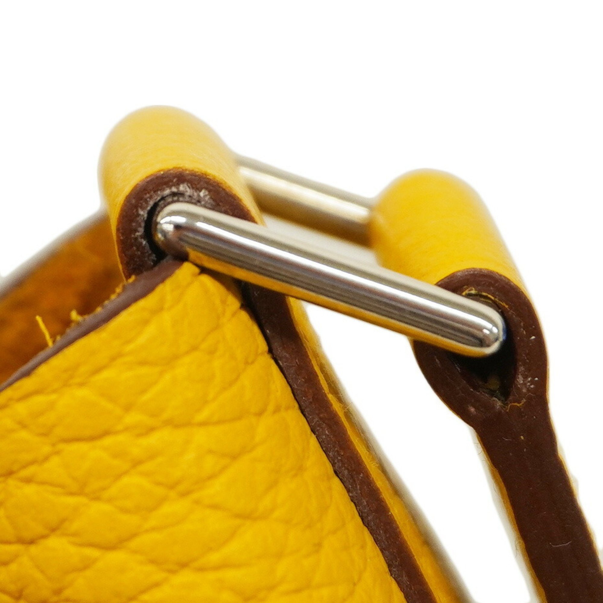 Hermes handbag Picotin Lock Eclat PM Taurillon Clemence Swift Jaune Ambre Celeste C engraved ladies