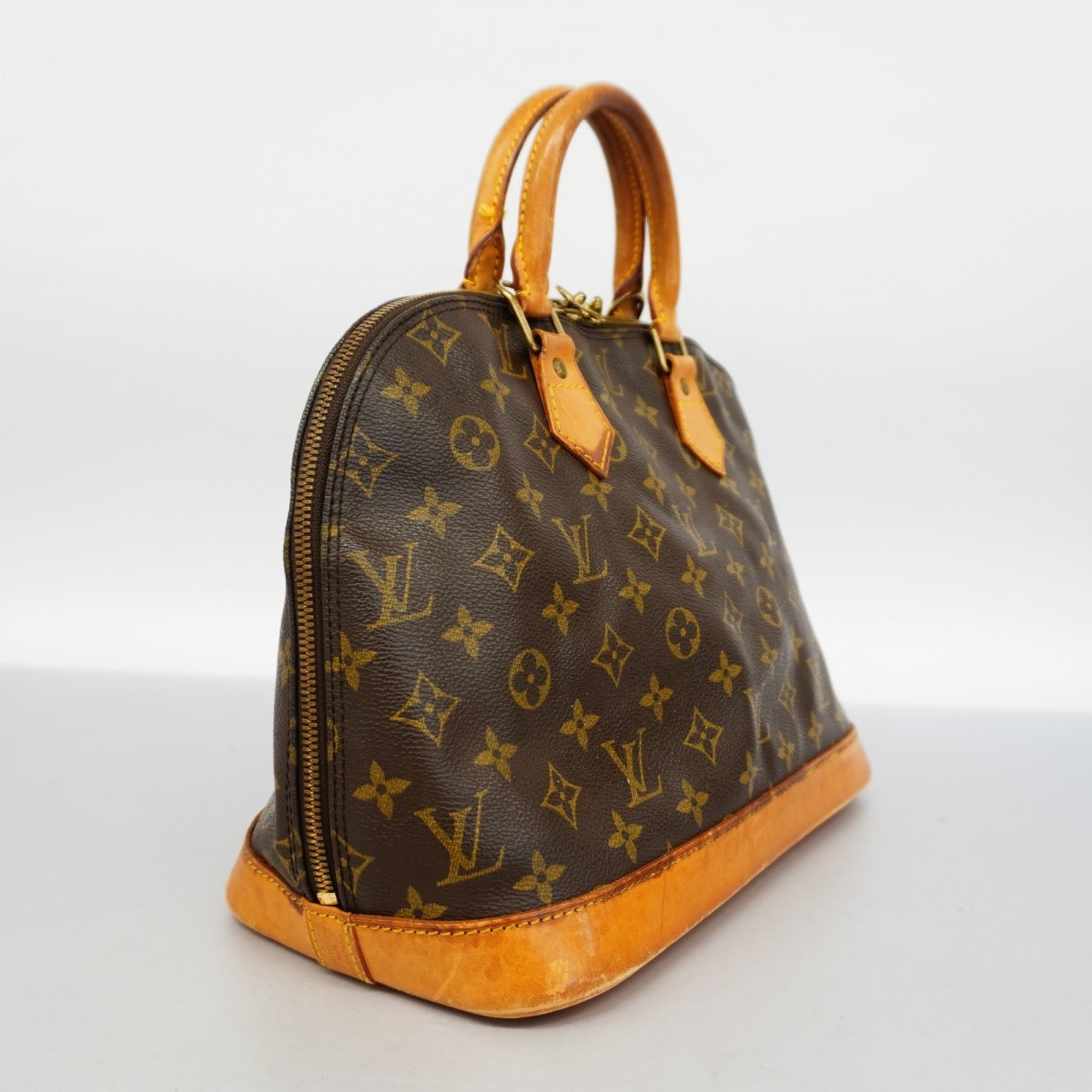 Louis Vuitton handbag Monogram Alma M51130 brown ladies