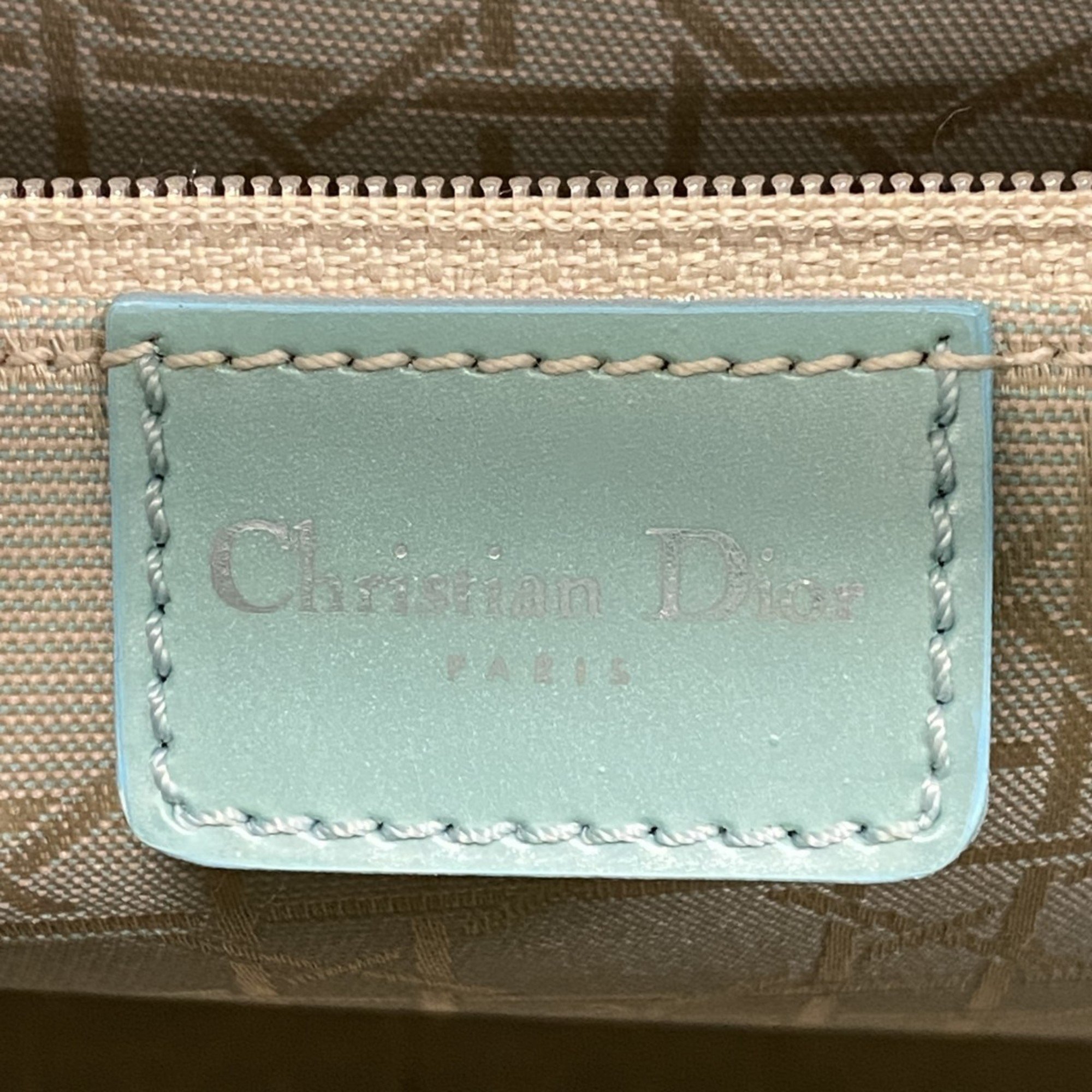 Christian Dior handbag Malice Pearl enamel mint green ladies