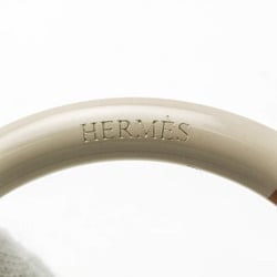 Hermes H Equipe PM Wood Bangle Light Beige