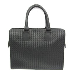 Bottega Veneta Intrecciato Men's Leather Document Case,Handbag Black