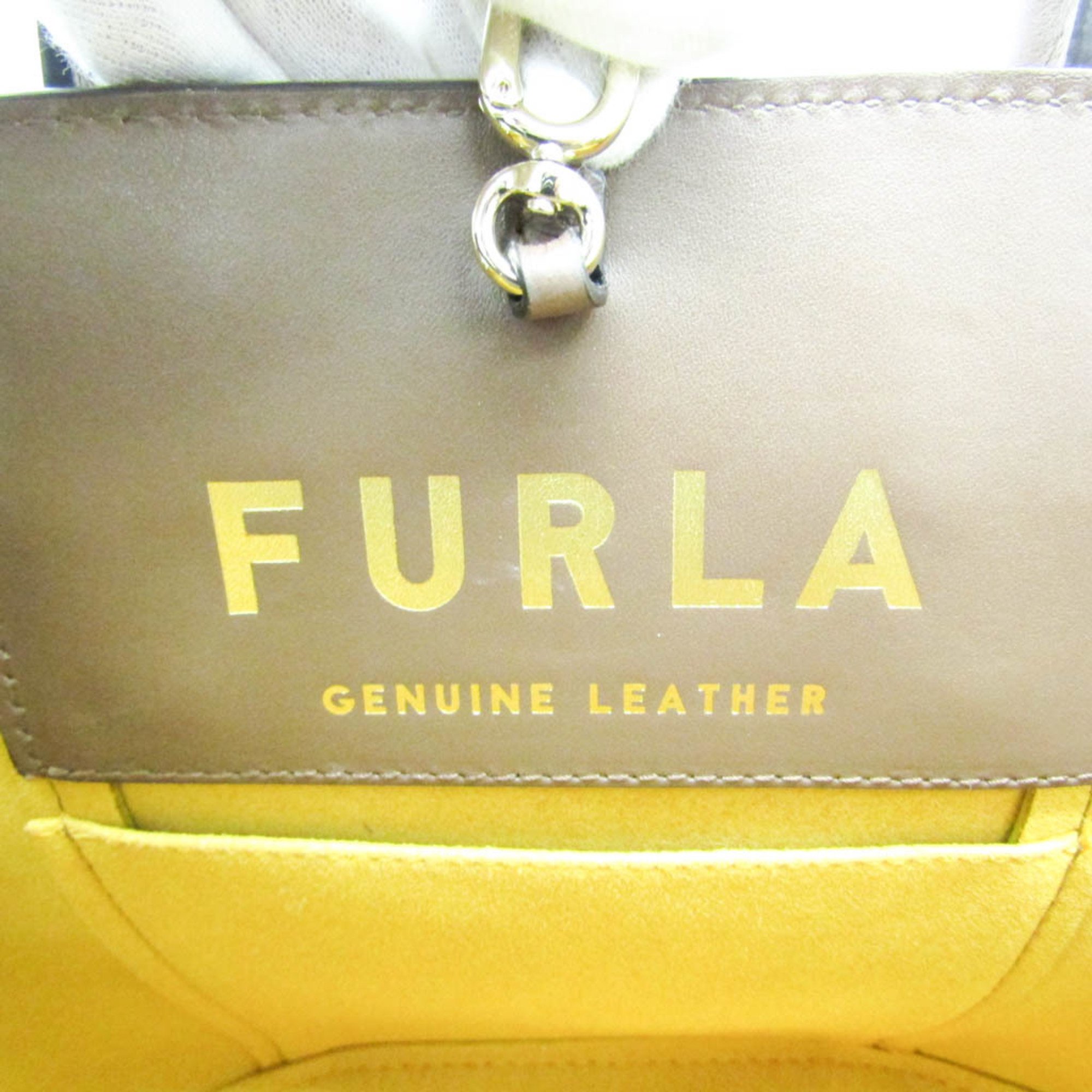 Furla MIASTELLA Medium WB00727 Women's Leather Handbag,Shoulder Bag Brown