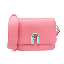 Furla Gemma WB00518 Women's Leather Shoulder Bag Pink