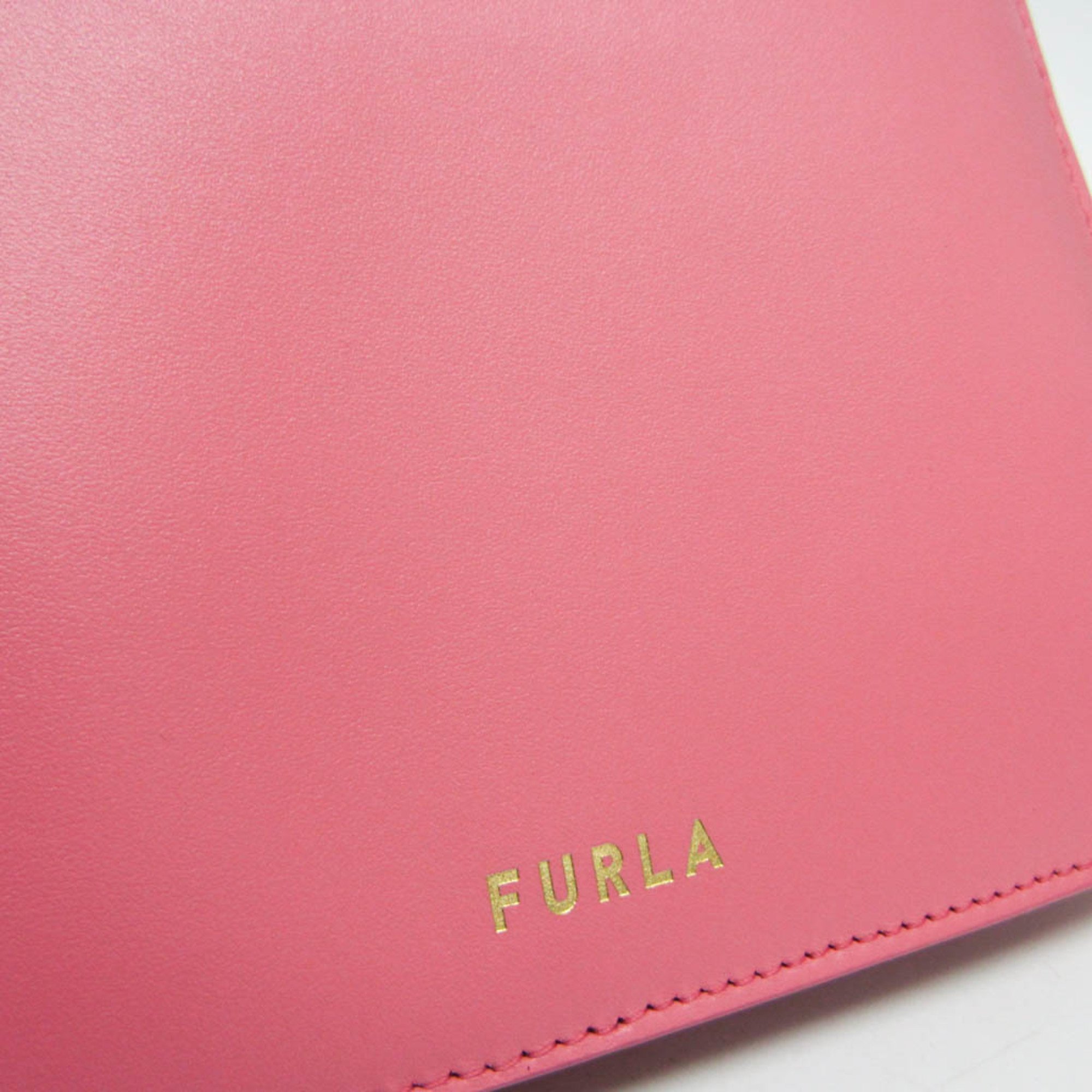 Furla Gemma WB00518 Women's Leather Shoulder Bag Pink