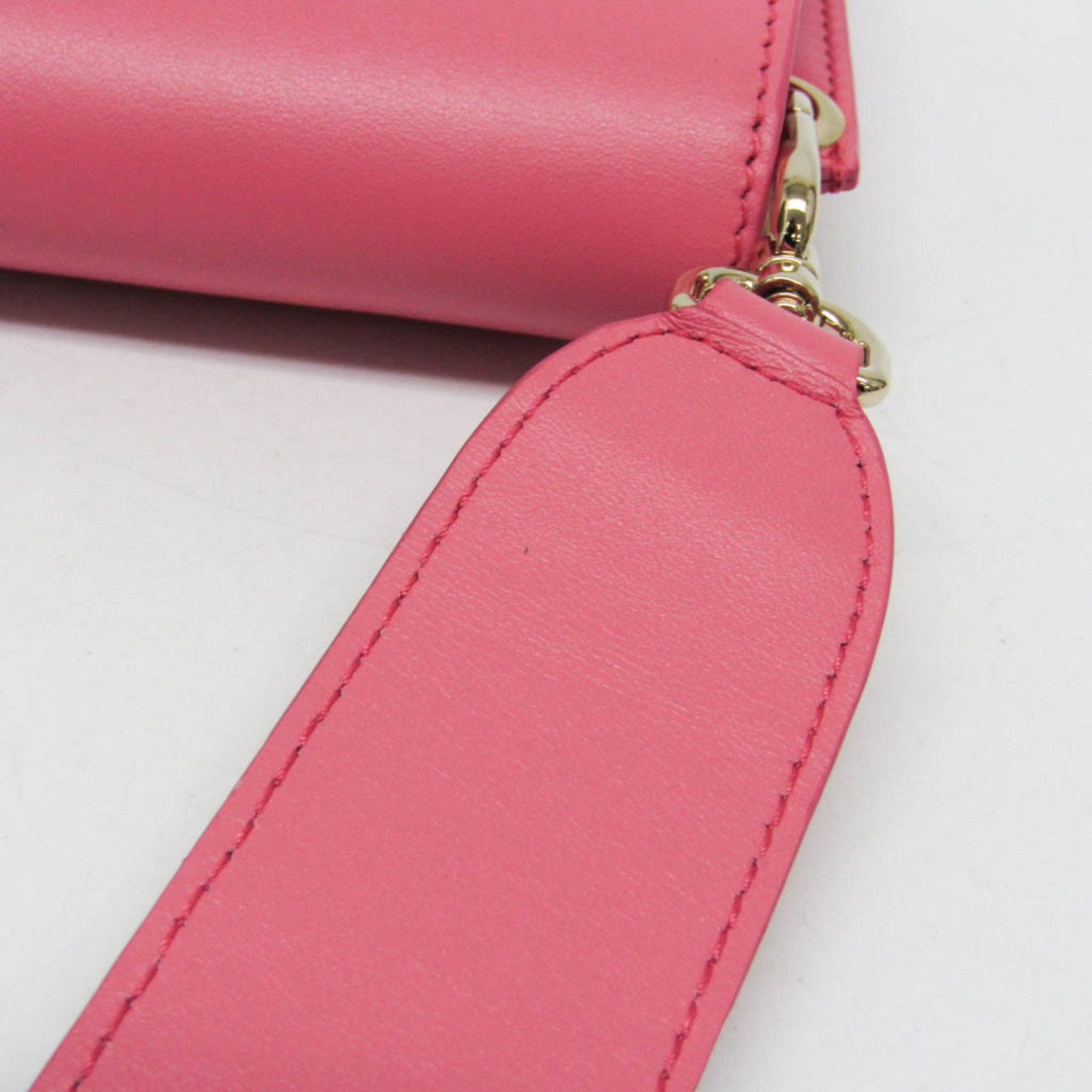 Furla Gemma WB00518 Women's Leather Shoulder Bag Pink